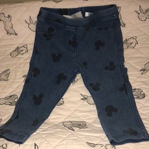 Zara Disney Micky Mouse jeggings